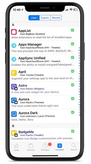 How to use cydia after install