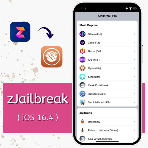 zJailbreak App Store for iOS 16