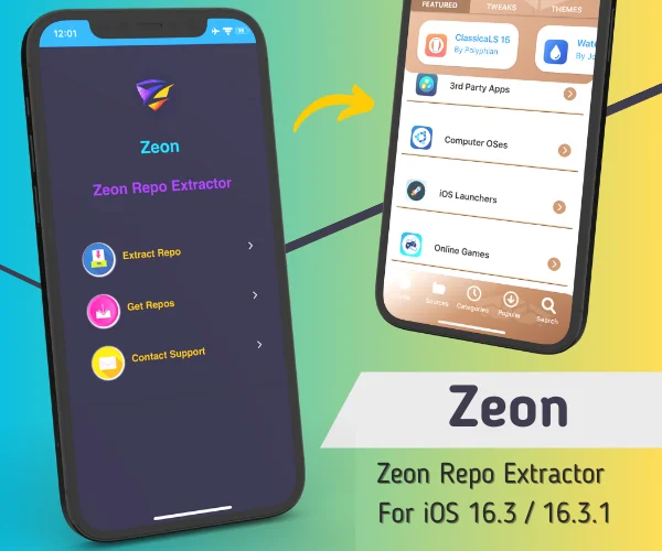 zeon repo extractor for iOS 16