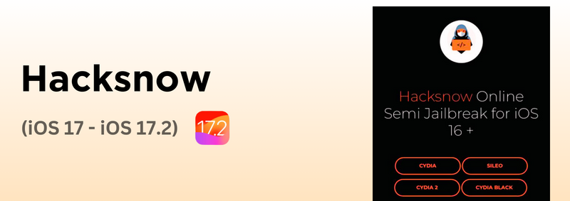 Hacknsow Semi-Jailbreak for iOS 17.2