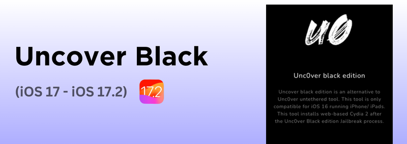 Uncover Black Jailbreak for iOS 17.2