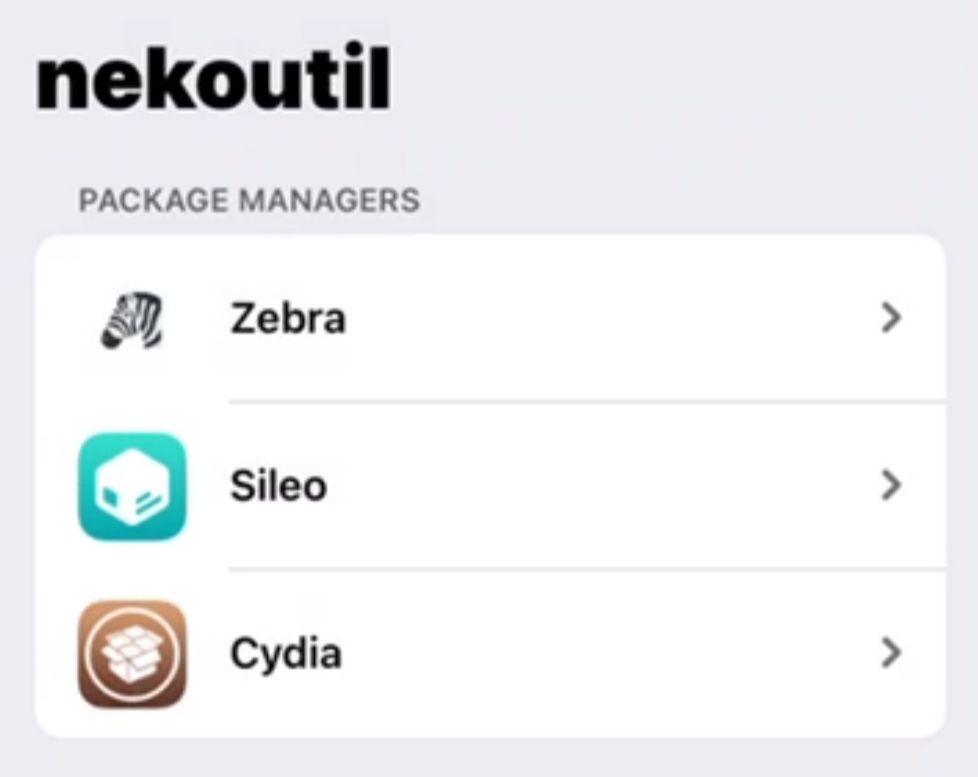 NekoJB's Default Package Manager