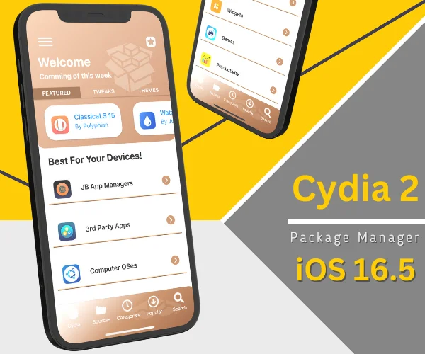 Cydia 2 App Manager for iOS iOS 16.5.1 / 16.5