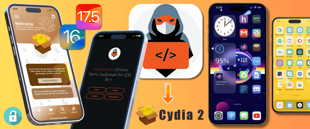 Install Cydia 2 from Hacksnow - Support iOS 17.5 - iOS 17