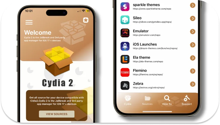 Cydia 2 Package Manager - iOS 16.2