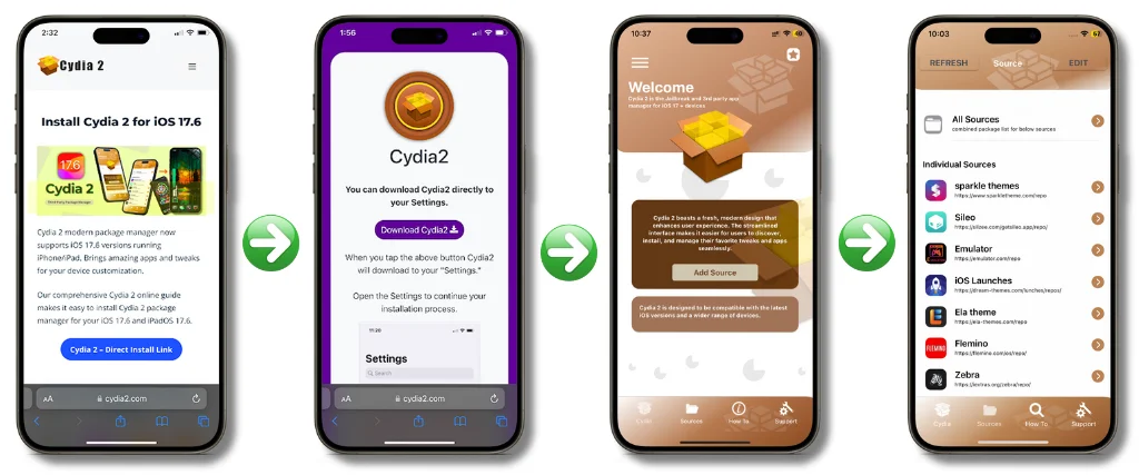 Step Guide to Get Cydia 2 for 17.6