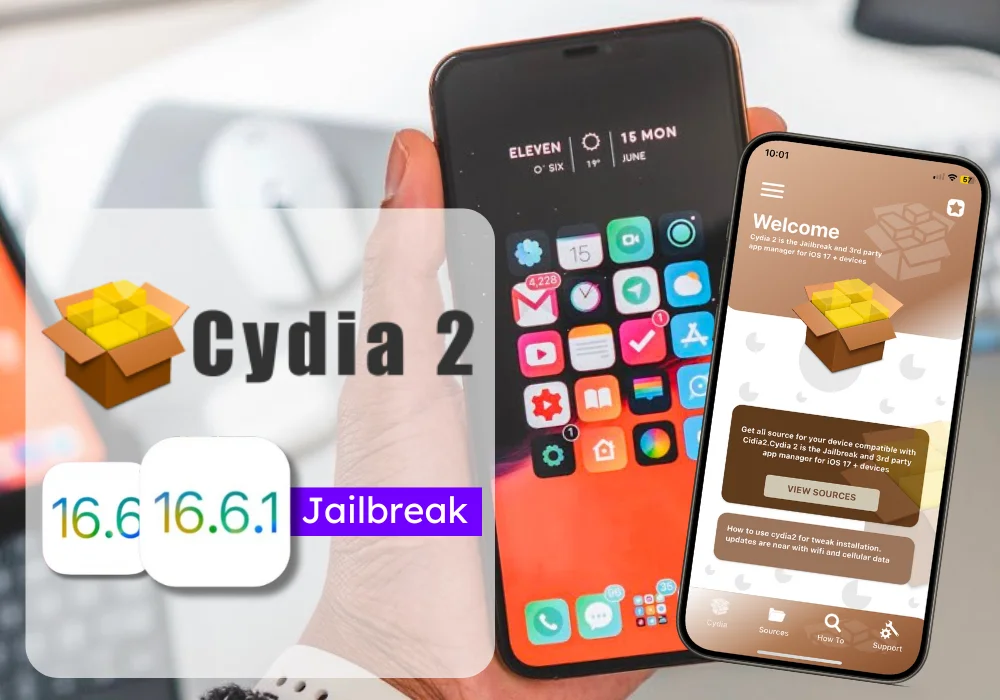 Cydia 2 For iOS 16.6.1 - 16.6 Jailbreaking