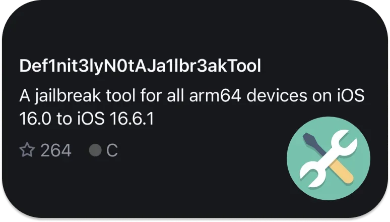 Def1nit3lyN0tAJa1lbr3akTool jailbreak ipa