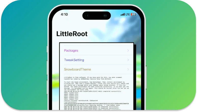 LittleRoot jailbreak ipa