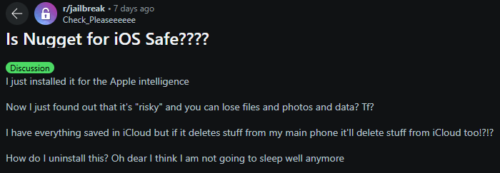 Is nugget for iOS safe
