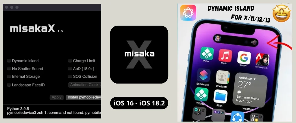 MisakaX / Misaka Tweak Manager for iOS 16 to iOS 18.2 Beta