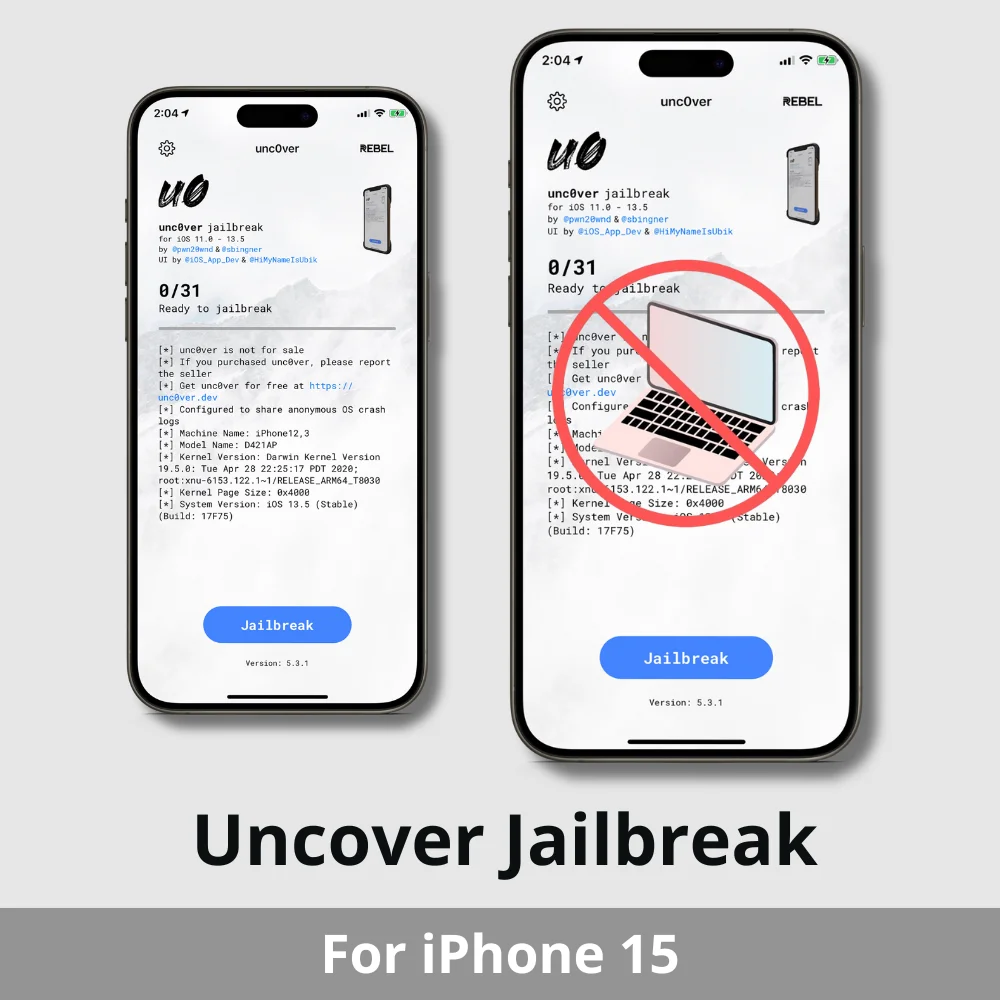 Uncover jailbreak for iPhone 15 