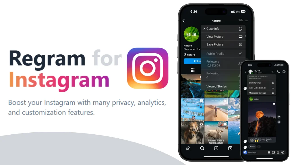 Regram tweak gives to unlock extra Instagram features for iOS 15 - iOS 16.6.1