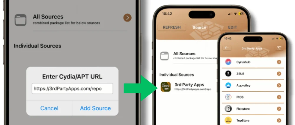 Cydia 2 third party apps repo for iOS 18.4 - 18.4.1