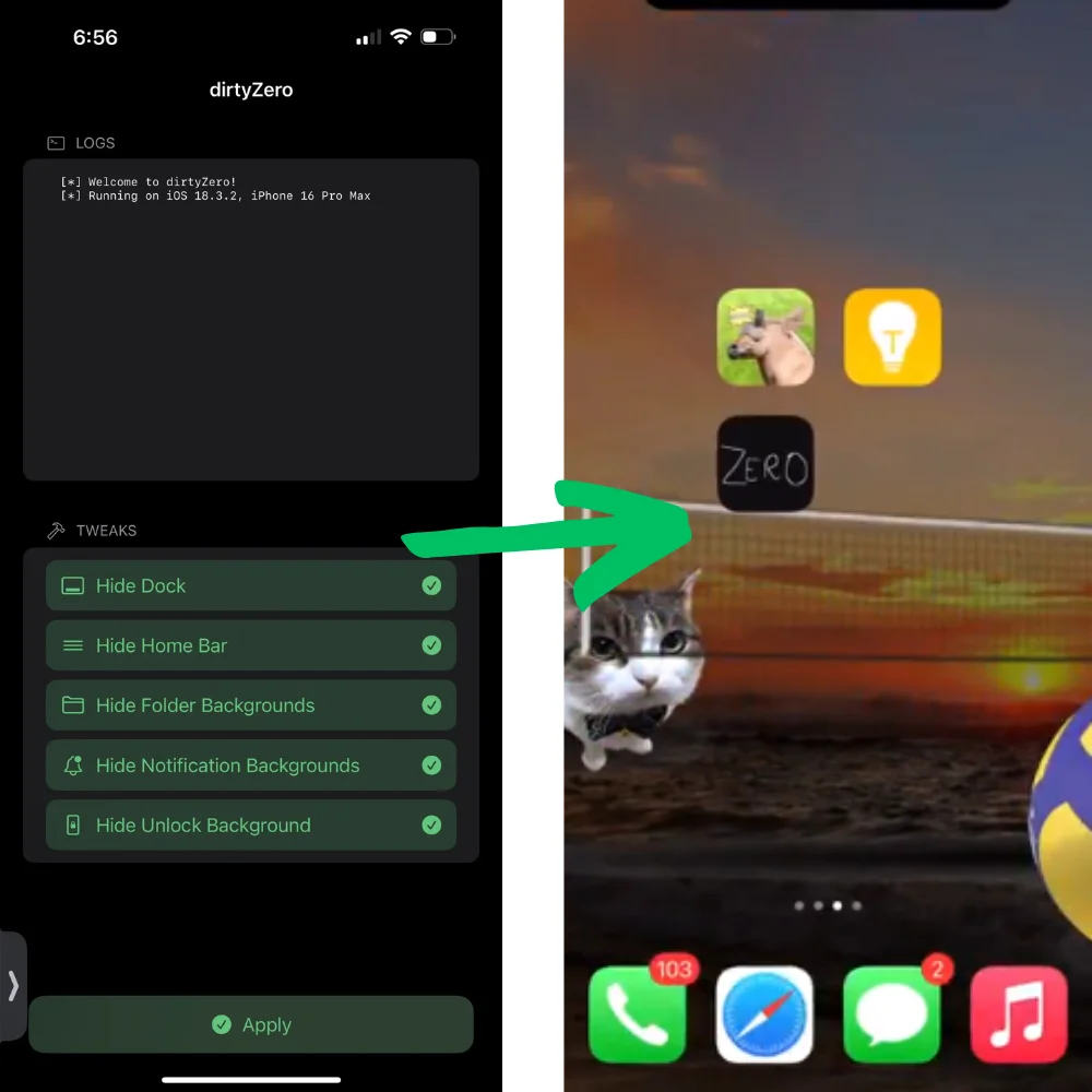 DirtyZero App