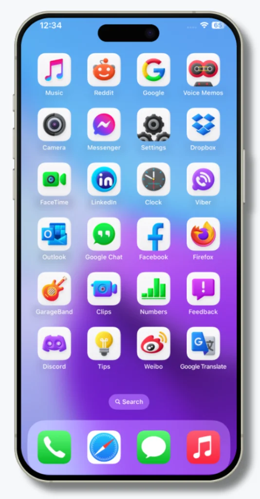 Aero Blend Theme for iOS 18+