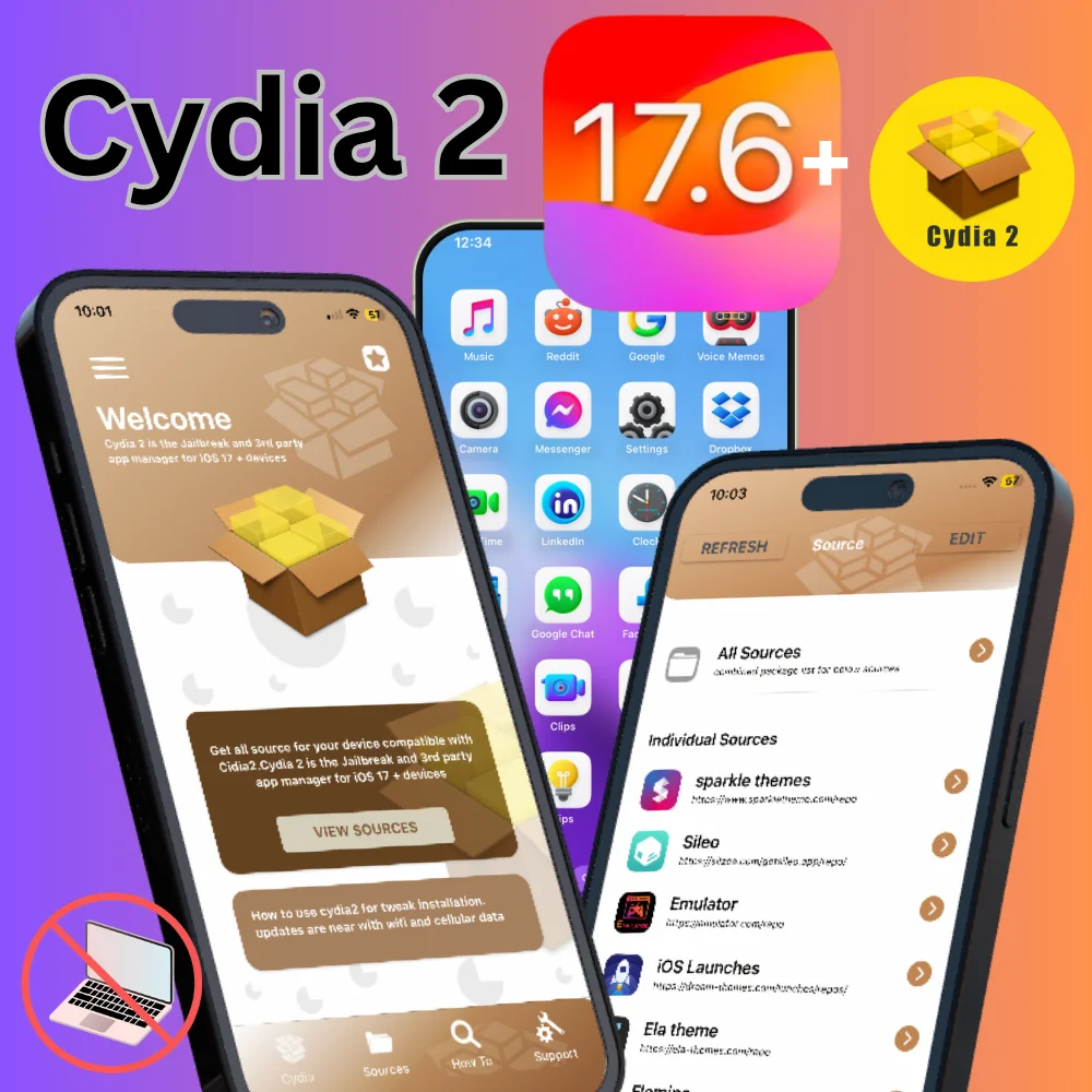 Cydia 2 for iOS 17.6 & iOS 17.6.1
